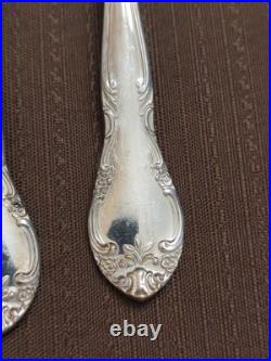 Vintage 1953 GORHAM 51 Piece Silver Plate Service for 8 New Elegance Flatware