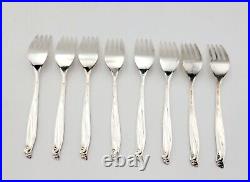 Vintage 1961 Wm Rogers & Son 52 Piece Silver Plate Flatware Set For 8 Gaiety