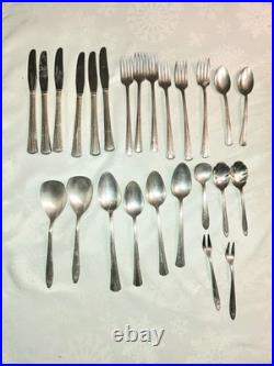 Vintage 25 Piece Silver Plate Sevice wear. Mixed lot