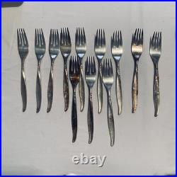 Vintage 39 Piece Oneida Community Silver plate Flatware Winsome Pattern 1959