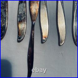 Vintage 39 Piece Oneida Community Silver plate Flatware Winsome Pattern 1959