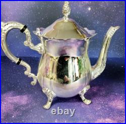 Vintage 3 Piece Silver Plate Set Coffee Tea Pot Brand New