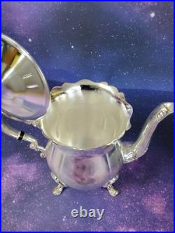 Vintage 3 Piece Silver Plate Set Coffee Tea Pot Brand New