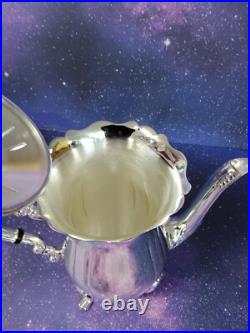 Vintage 3 Piece Silver Plate Set Coffee Tea Pot Brand New