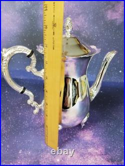 Vintage 3 Piece Silver Plate Set Coffee Tea Pot Brand New