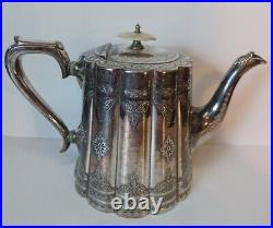 Vintage 3 piece Silver Plated EPNS Tea Set Made In England