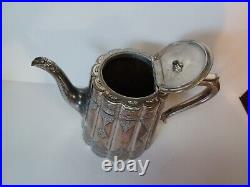 Vintage 3 piece Silver Plated EPNS Tea Set Made In England