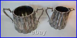 Vintage 3 piece Silver Plated EPNS Tea Set Made In England