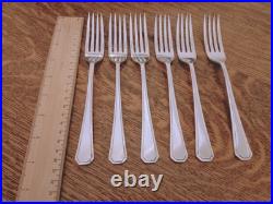 Vintage 44 Piece ART DECO EPNS CUTLERY CANTEEN Isaac Ellis Sheffield 1930s