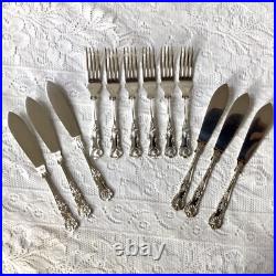Vintage 48 Piece Silver Plate Kings Pattern 6 Place Cutlery Set, Some Elkington