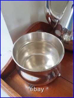 Vintage 4 Piece English Silver Plated Coffee/tea Service
