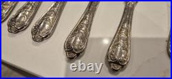 Vintage 50 piece silver plated cutlery set fork knife tea spoon serving rostfrei