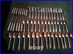 Vintage 56 Piece Lot Fortune Silver plate (Wallace Bros) 1932