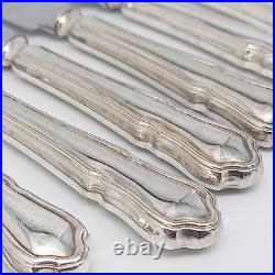 Vintage 56 Piece Silver Plated Cutlery Canteen Box Sheffield England Flatware