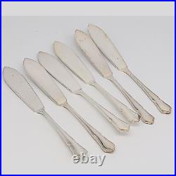 Vintage 56 Piece Silver Plated Cutlery Canteen Box Sheffield England Flatware