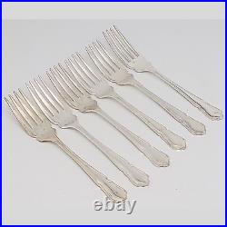 Vintage 56 Piece Silver Plated Cutlery Canteen Box Sheffield England Flatware