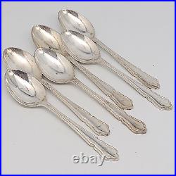 Vintage 56 Piece Silver Plated Cutlery Canteen Box Sheffield England Flatware