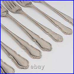 Vintage 56 Piece Silver Plated Cutlery Canteen Box Sheffield England Flatware