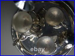 Vintage Art Deco Sheffield Tea Set Nickel Silver-Plated, Elegant 3-Piece