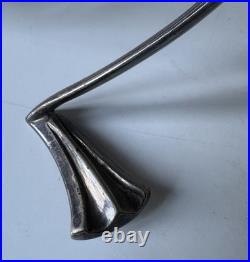 Vintage Art Deco Silver Plate & Glass Centrepiece Bowl with Handle 36 cm