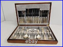 Vintage Arthur Price Sheffield A1 Silver Plate 50 Piece Bead Cutlery