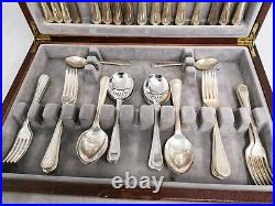 Vintage Arthur Price Sheffield A1 Silver Plate 50 Piece Bead Cutlery