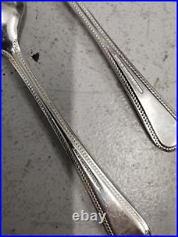 Vintage Arthur Price Sheffield A1 Silver Plate 50 Piece Bead Cutlery
