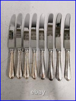 Vintage Arthur Price Sheffield A1 Silver Plate 50 Piece Bead Cutlery