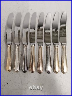 Vintage Arthur Price Sheffield A1 Silver Plate 50 Piece Bead Cutlery