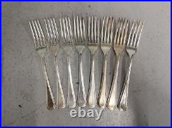 Vintage Arthur Price Sheffield A1 Silver Plate 50 Piece Bead Cutlery