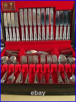 Vintage Arthur Price Silver Plated'Dubarry' 60 Piece Cutlery Set