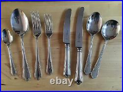 Vintage Arthur Price Silver Plated'Dubarry' 60 Piece Cutlery Set