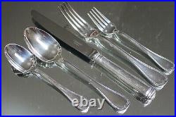 Vintage CHRISTOFLE MALMAISON Silver-Plated 5 PIECE Place Setting MINT