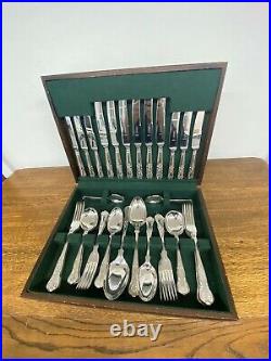 Vintage Canteen of Cutlery 44 pieces Sheffield EPNS A1 Belvin Lovely Quality