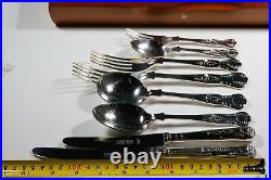 Vintage Canteen of Kings Pattern Silver Plated 50 Pieces Cutlery AD1