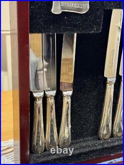 Vintage Cased Cooper Ludlam of Sheffield 44 Piece EPNS Canteen of Cutlery In VGC