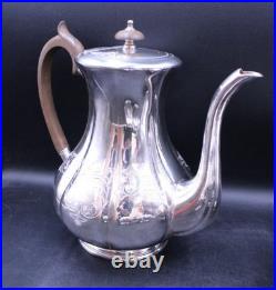 Vintage Cooper Brothers Sheffield Silver Plated 4 Piece TEA SERVICE