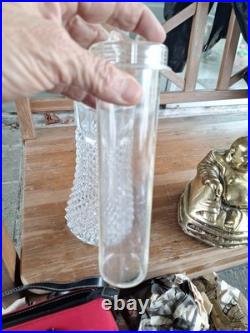 Vintage Crystal & Silver-Plate Claret Bottle Pitcher Decanter Beautiful Piece