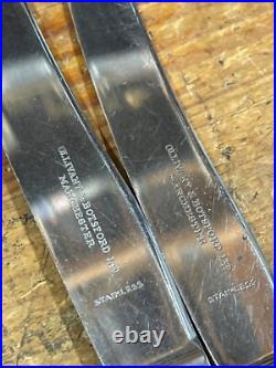 Vintage Cutlery OLLIVANT & BOTSFORD Manchester 48 Piece Silver Plate OE Pattern