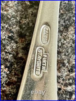 Vintage EPNS & Faux Bone Canteen of Cutlery 63 Pieces for 6 by KWS