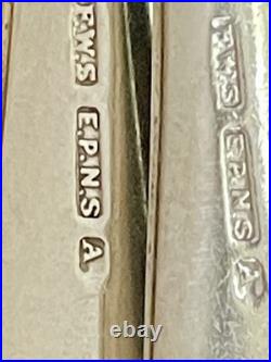 Vintage EPNS & Faux Bone Canteen of Cutlery 63 Pieces for 6 by KWS