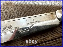 Vintage EPSSS Silver Plated Knives & Forks Fish Cutlery Set with Box (24-Piece)