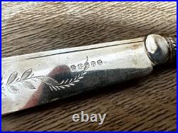 Vintage EPSSS Silver Plated Knives & Forks Fish Cutlery Set with Box (24-Piece)