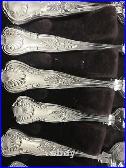 Vintage ESPN A1 Sheffield Silver Plate 44 Piece Cutlery Osbourne Kings Design A