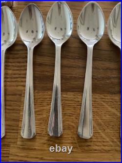 Vintage Elkington Art Deco Silver Plate Cutlery 42 Pieces Knives Spoons Forks Vintage Elkington Art Deco Silver Plate Cutlery 42 Pieces Knives Spoons Forks