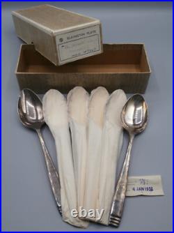 Vintage Elkington Silver Plate Rochester Pattern Spoons & Forks 42 Pieces NOS