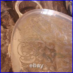 Vintage English E. P. N. S Silver 5 Piece Tea & Coffee Set. Stunning