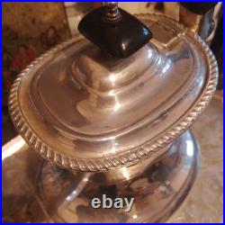 Vintage English E. P. N. S Silver 5 Piece Tea & Coffee Set. Stunning