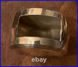 Vintage Escapade Paris MCM French Art Deco 3 Piece Silver Plate Set with Tray