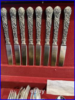 Vintage Fine Silver Plate GODINGER 1960s Dinner Flatware 45 Piece